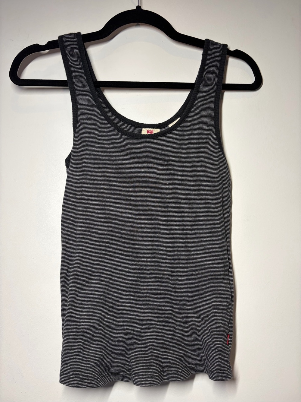 Levi's Women's Navy & White Striped Rib Tank